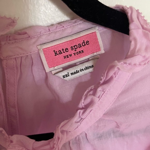 Kate Spade Soft Pink Ruffle Top - Picture 5 of 6